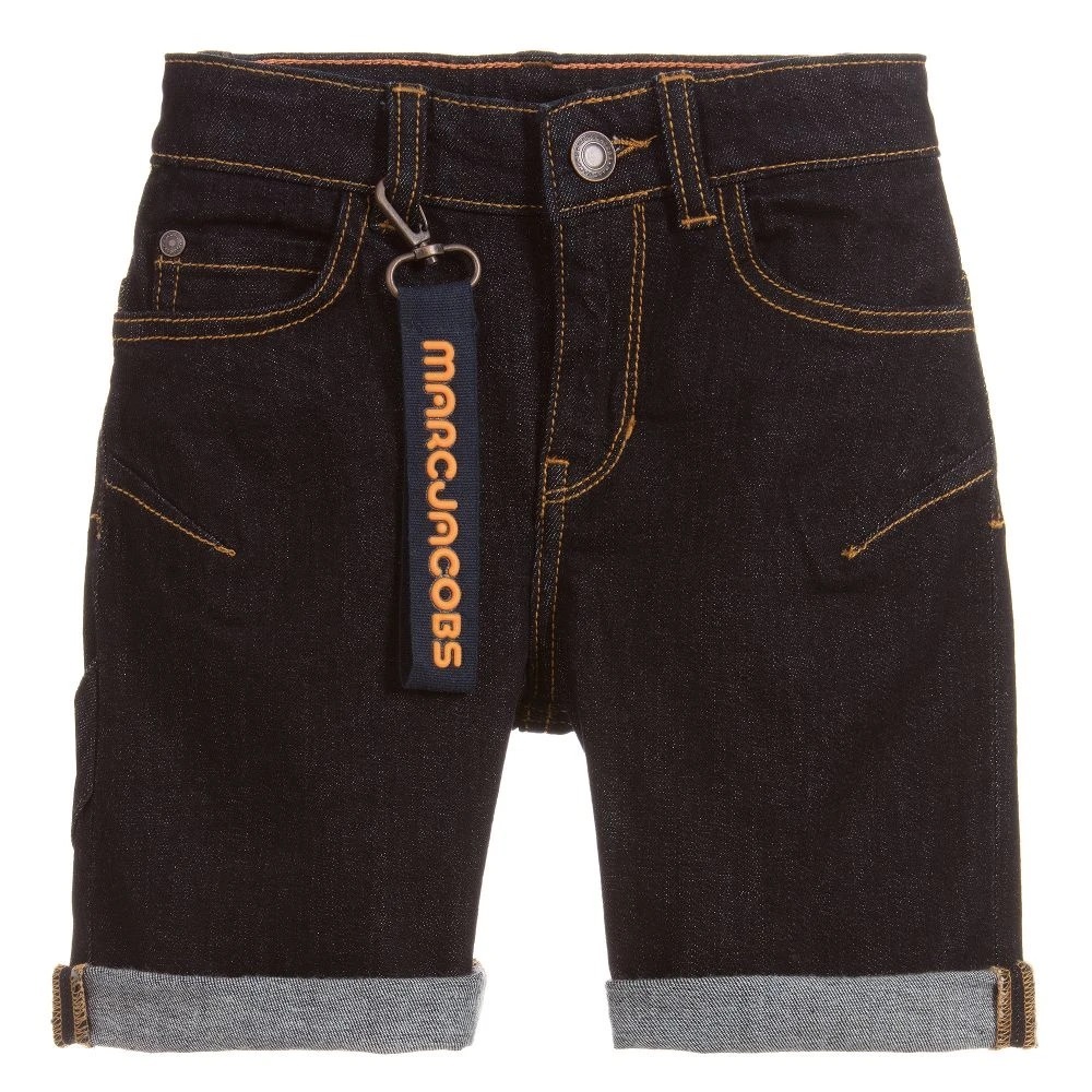 Little Marc Jacobs Dark Black/Navy Denim Shorts 🩳